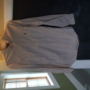 Excellent used condition red white and blue button down